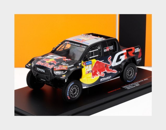 Miniature IXO 1/43 Toyota GR DKR Hilux Evo - Rallye Dakar 2024 Quintero