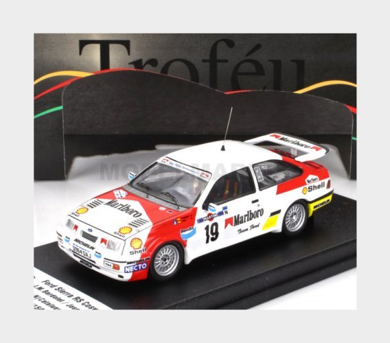 Trofeu Ford sierra cosworth rally de portugal 88 1:43th Diecast 01.88.9